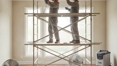Ceiling water damage repair in Stockton, CA for stained, sagging home ceilings