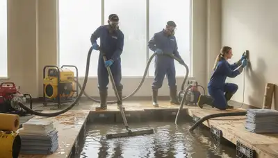 Emergency water removal service for Stockton, CA homes after flooding and pipe leaks
