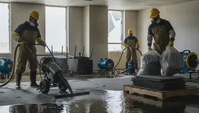 Emergency water removal team serving Stockton, CA homes after leaks and flooding