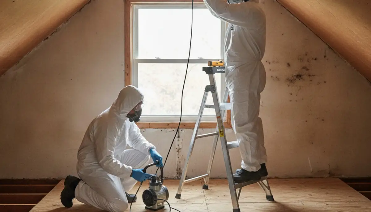 Mold inspection for Stockton, CA homes by water damage restoration professionals