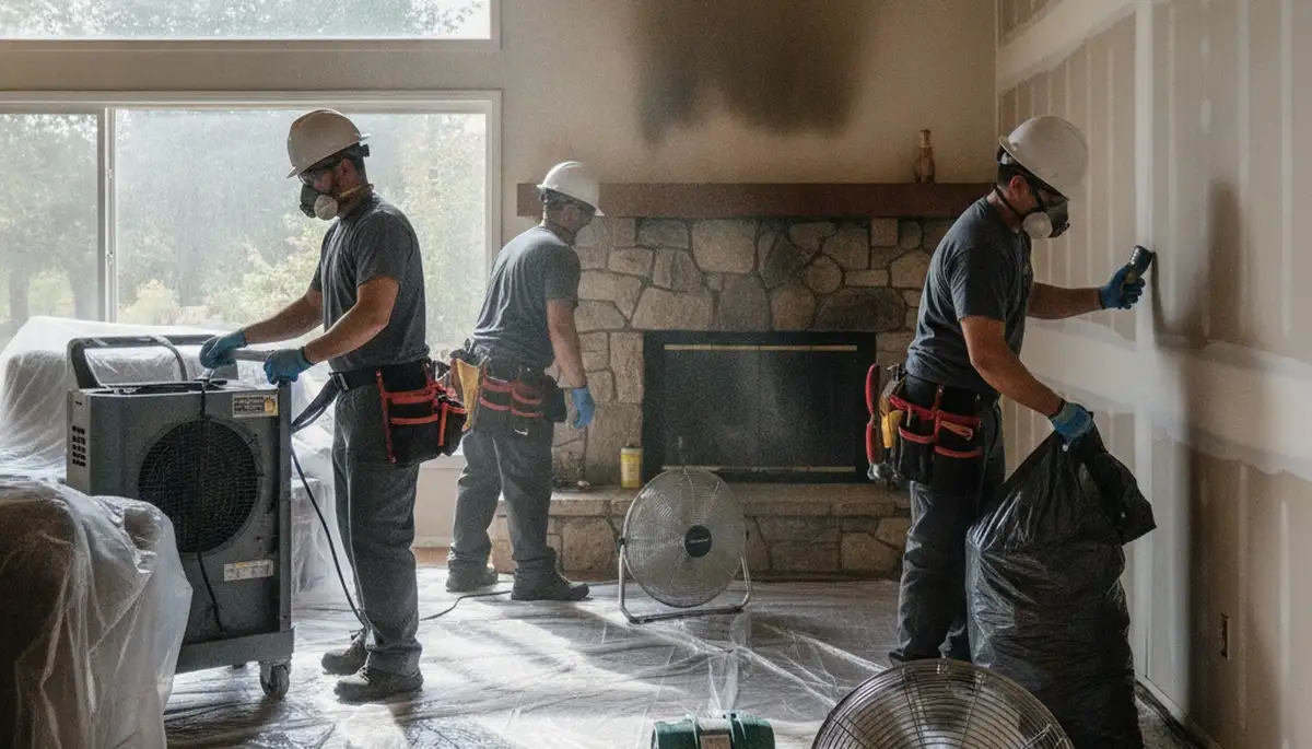 Water damage restoration team serving Stockton, CA for fast cleanup and drying