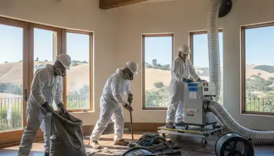Water damage restoration team serving Stockton, CA for emergency water cleanup and repair