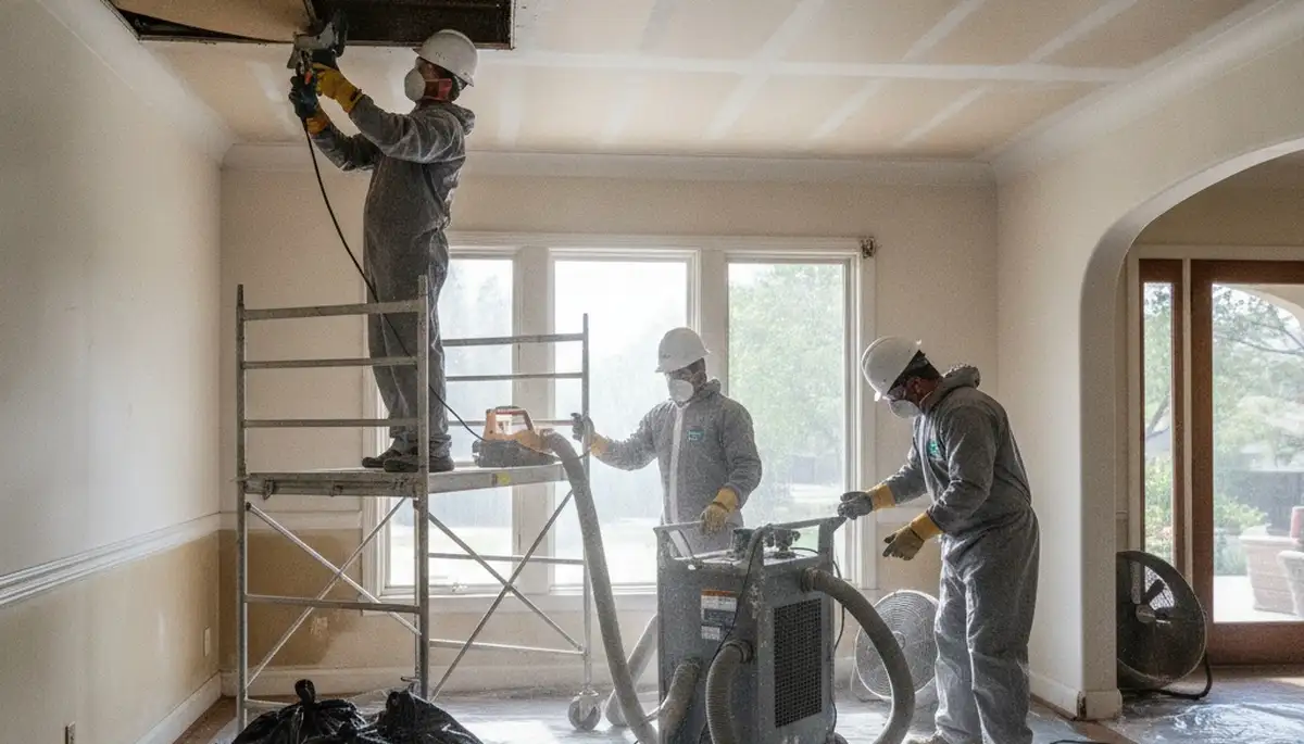 Water damage restoration team in Stockton, CA, providing professional cleanup and repair services