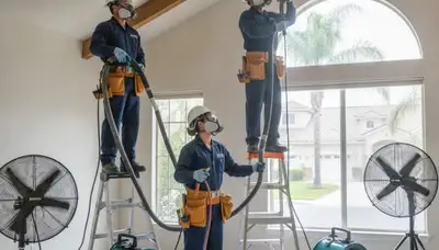 Water damage restoration team serving Stockton, CA for fast cleanup and repair