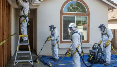Water damage restoration team serving Stockton, CA with professional cleanup and repair services
