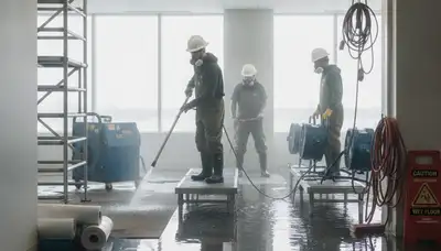 Water damage restoration team in Stockton, CA providing fast 24/7 flood and leak cleanup
